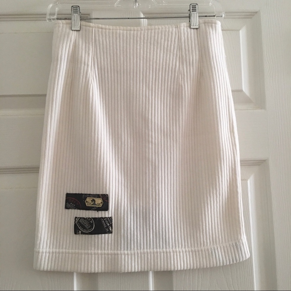 Ivory miniskirt